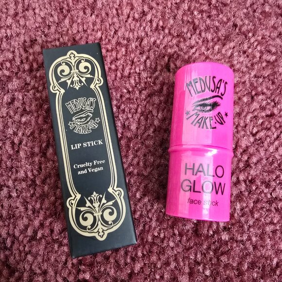 Medusa's Makeup Halo Glow Face Stick and Lip Stick New! - Picture 1 of 2